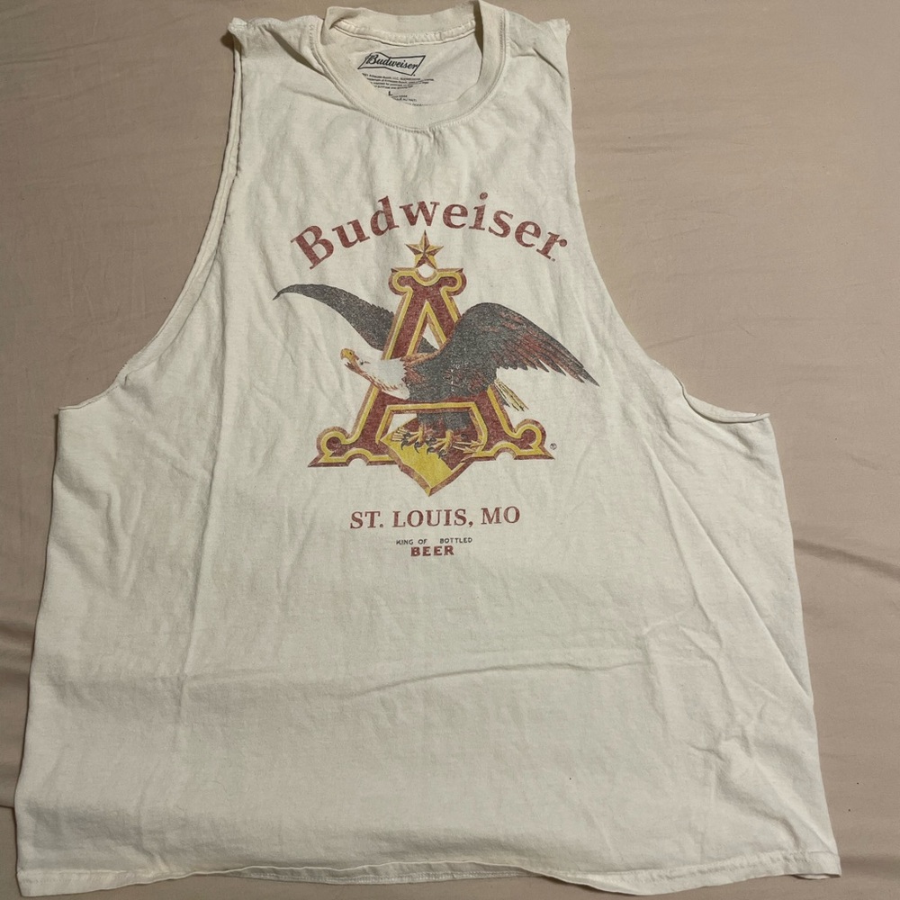 Budweiser tank top mens